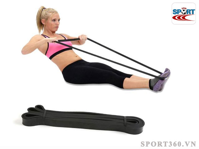 Dây đàn hồi Power Band giúp cho việc tập gym trở nên dễ dàng hơn