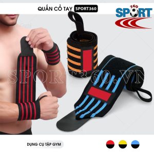 Quấn cổ tay gym cao cấp 360